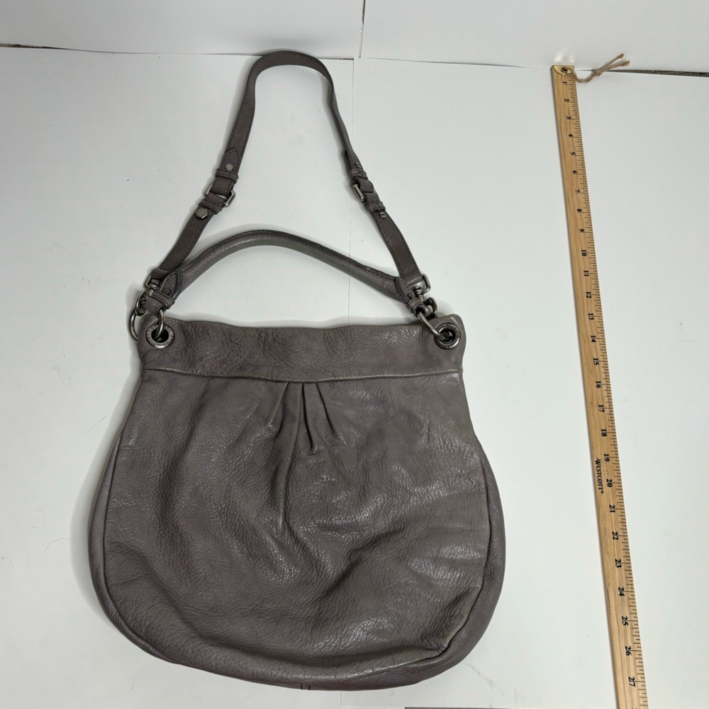 Marc jacobs grey leather large crossbody bag - Picture 3 of 5